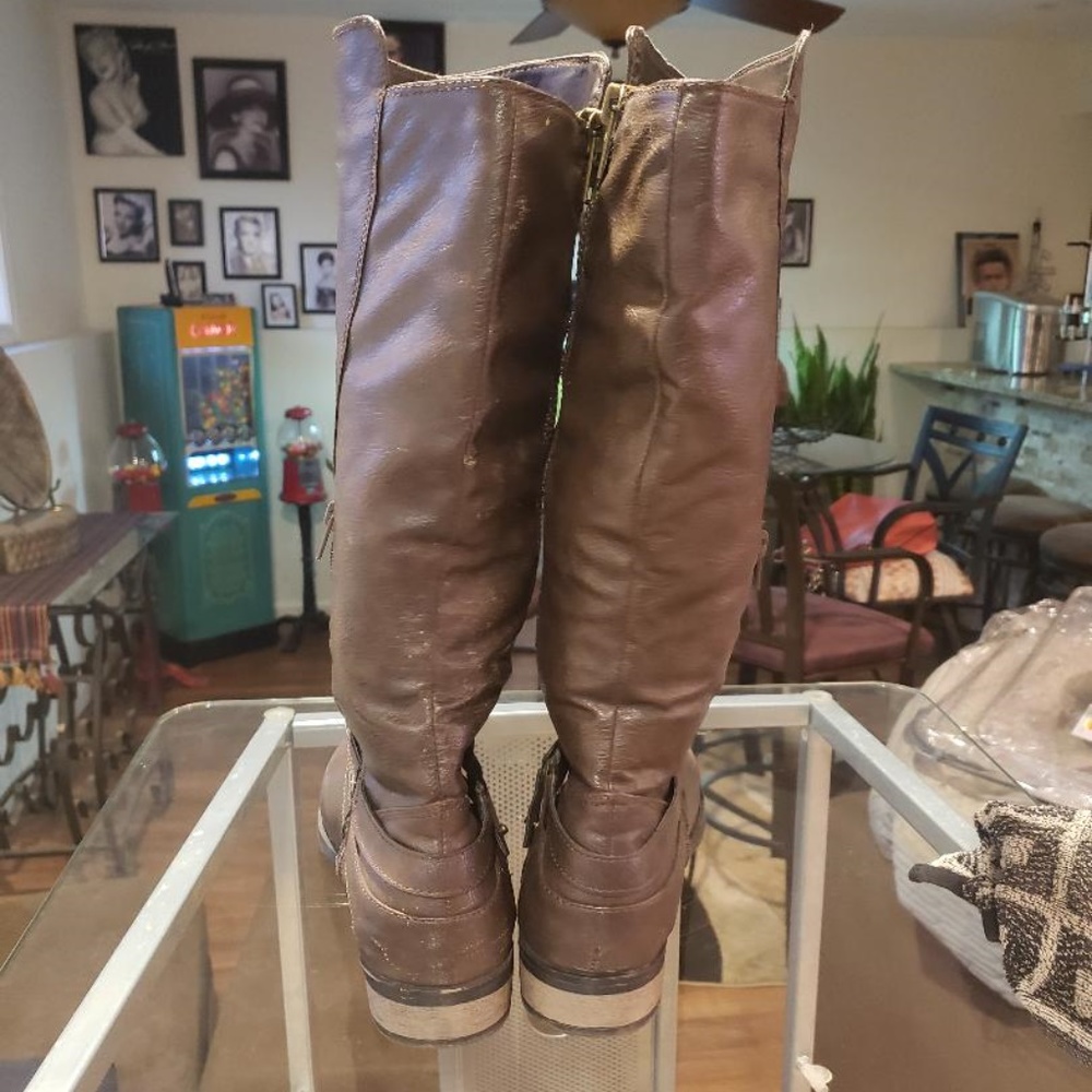 Tall leather Rampage boots - Picture 3 of 4